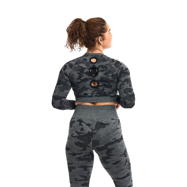 Superior Performance - Camo Grey Top // Longsleeve